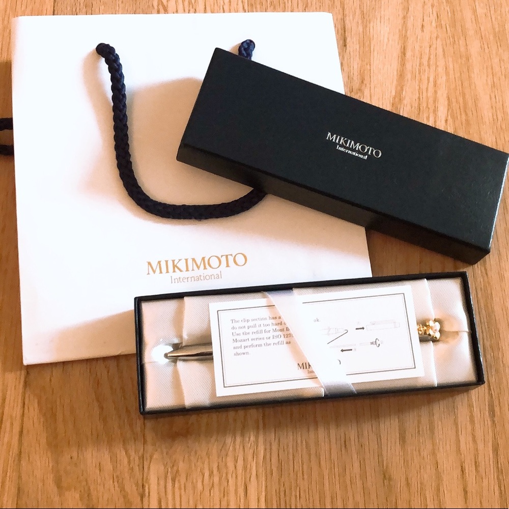 Mikimoto Gold Plated Pearl Pen